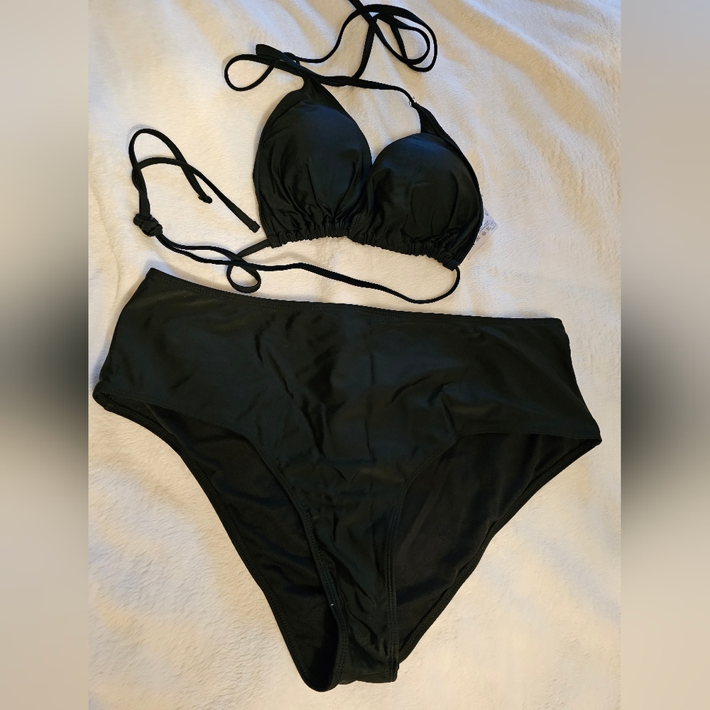 Shein 2 Piece Bathing Suit With Coverup.